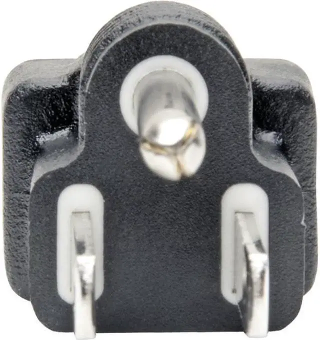 Alt view image 8 of 13 - Tripp Lite P006-000 NEMA 5-15P to IEC-320-C13 Power Cord Adapter - 10A, 125V, Black