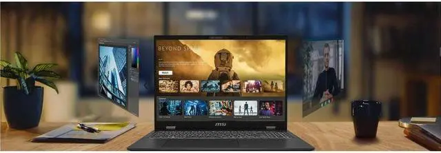 Alt view image 2 of 16 - MSI Prestige 16 AI Evo B1MG Prestige 16 AI Evo B1MG-049US 16" Notebook - QHD+ - Intel Core Ultra 7 155H - Intel Evo Platform - 32 GB - 1 TB SSD - Stellar Gray - Intel Chip - 2560 x 1600 - Windows
