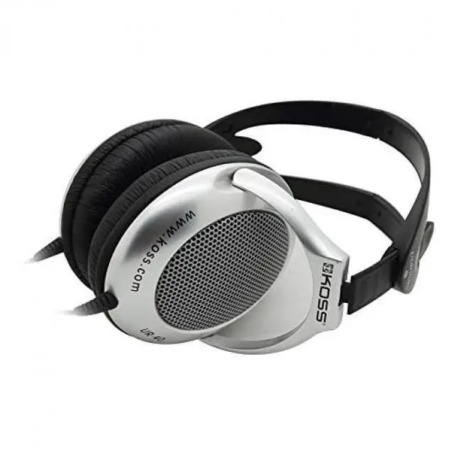 Alt view image 4 of 7 - KOSS Yellow UR40 3.5mm Connector Lightweight Headphones