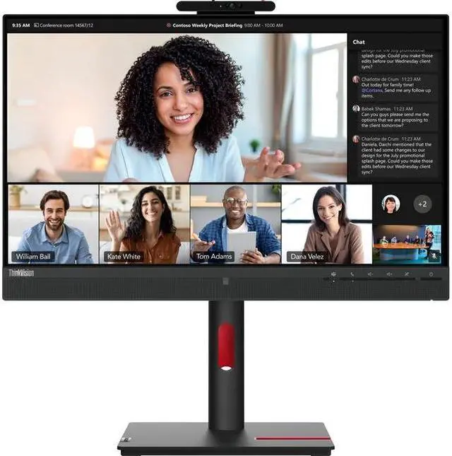 Alt view image 15 of 20 - Lenovo ThinkVision 23.8 inch Monitor - T24mv-30