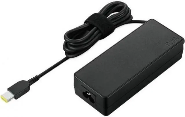 Main image of Lenovo ThinkCentre 90W AC Adapter II (slim tip) - 90 W - 120 V AC, 230 V AC Input - Black
