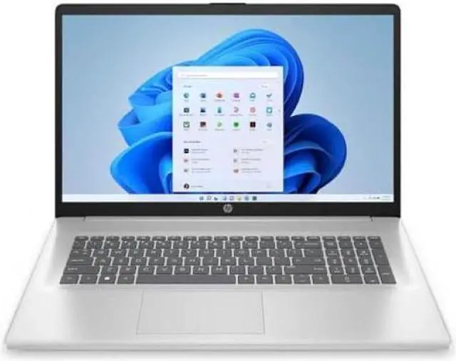 Alt view image 6 of 6 - HP 17.3 inch Laptop - Intel i3-1215U - 12GB/512GB SSD - Natural Silver
