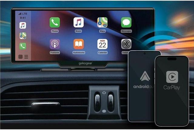Alt view image 5 of 8 - GekoGear Orbit C120 10.26" Infotainment Display w Dash and Backup Cam
