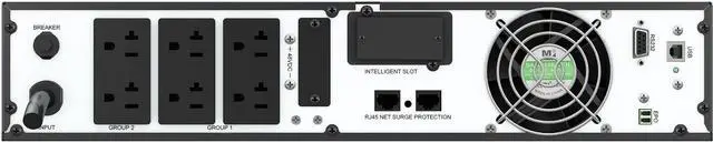 Alt view image 2 of 4 - Panduit SmartZone U02S11V 2000VA Rack/Tower UPS - 2U Rack/Tower, Rail Mountable - AVR - 6 Hour Recharge - 120 V AC Input - 100 V AC, 110 V AC, 120 V AC, 115 V AC, 125 V AC Output - Single Phase - Seri