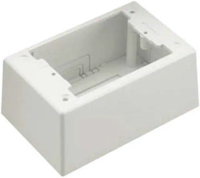 Main image of Panduit Pan-Way 1 Gang Power Rated Surface Mounting Box JBP1DWH