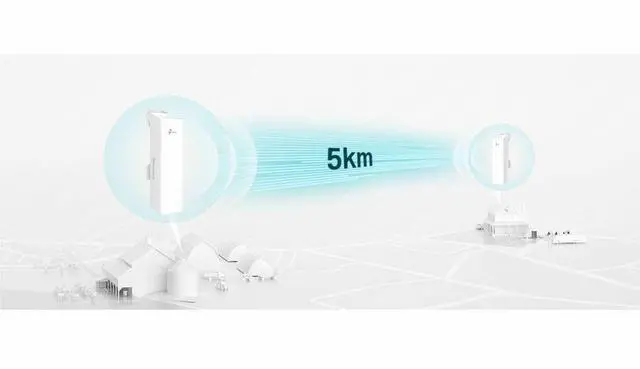 Alt view image 4 of 12 - TP-Link EAP215-Bridge KIT Single Band IEEE 802.11 a/b/g/n/ac/ax/be 867 Mbit/s Wireless Bridge - Indoor/Outdoor - 5 GHz - Internal - MIMO Technology - 3 x Network (RJ-45) - Gigabit Ethernet - Pole-moun