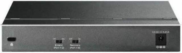 Alt view image 3 of 4 - TP-Link Omada 8-Port Gigabit Desktop Switch with 8-Port PoE+ DS108GP