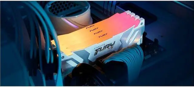 Alt view image 2 of 20 - Kingston FURY Renegade 96GB (2 x 48GB) DDR5 SDRAM Memory Kit - 96 GB (2 x 48GB) - DDR5-6400/PC5-51200 DDR5 SDRAM - 6400 MHz Dual-rank Memory - CL32 - 1.40 V - Non-ECC - Unbuffered - 288-pin - DIMM