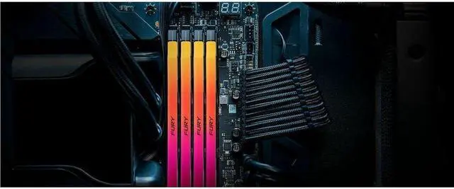 Alt view image 4 of 20 - Kingston FURY Renegade 96GB (2 x 48GB) DDR5 SDRAM Memory Kit - 96 GB (2 x 48GB) - DDR5-6400/PC5-51200 DDR5 SDRAM - 6400 MHz Dual-rank Memory - CL32 - 1.40 V - Non-ECC - Unbuffered - 288-pin - DIMM