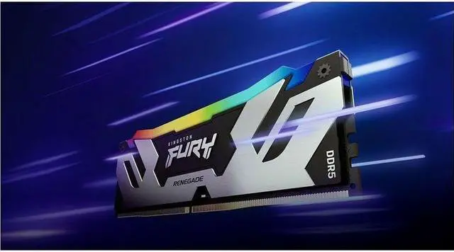 Alt view image 7 of 20 - Kingston FURY Renegade 96GB (2 x 48GB) DDR5 SDRAM Memory Kit - 96 GB (2 x 48GB) - DDR5-6400/PC5-51200 DDR5 SDRAM - 6400 MHz Dual-rank Memory - CL32 - 1.40 V - Non-ECC - Unbuffered - 288-pin - DIMM