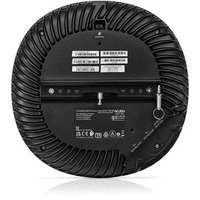 Alt view image 2 of 3 - Aruba AP-634 Tri Band IEEE 802.11 a/b/g/n/ac/ax 3.90 Gbit/s Wireless Access Point - Indoor - 2.40 GHz, 5 GHz, 6 GHz - External - MIMO Technology - 2 x Network (RJ-45) - 2.5 Gigabit Ethernet, Gigabit E