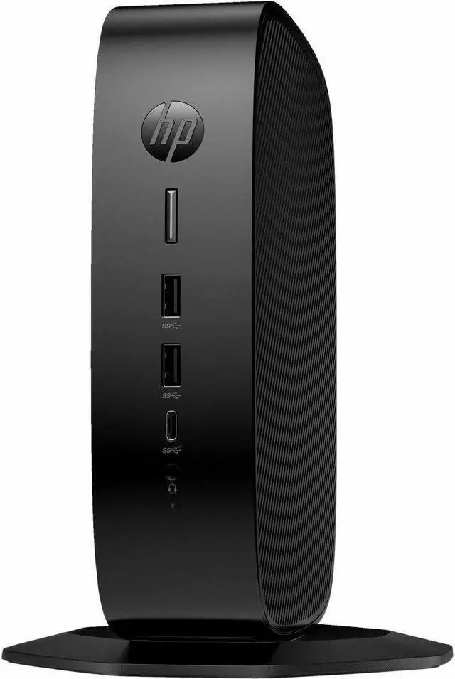 Alt view image 4 of 7 - HP Elite t755 Thin Client - AMD Ryzen V2546 Hexa-core (6 Core) 3 GHz - TAA Compliant - AMD Chip - 8 GB RAM DDR4 SDRAM - DDR4-3200/PC4-25600 - 256 GB SSD - AMD Radeon RX 6300 - Gigabit Ethernet - Windo