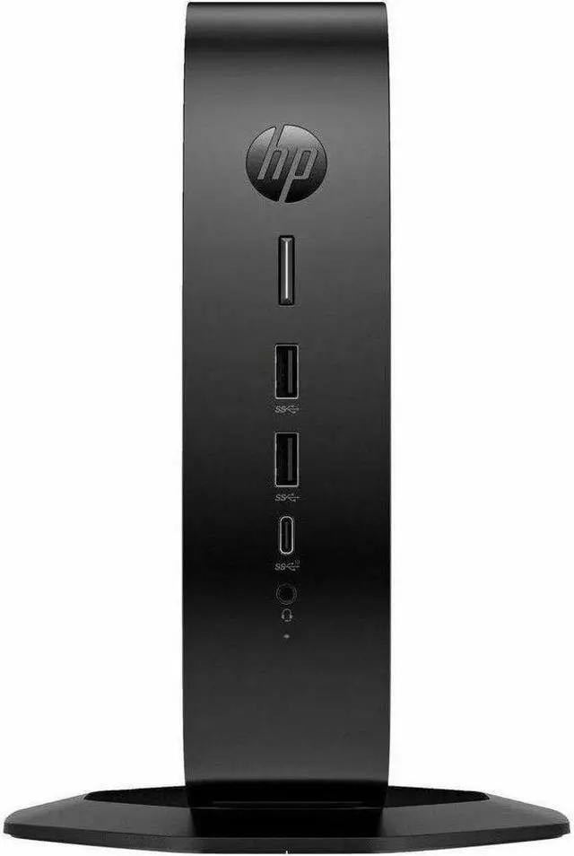 Alt view image 5 of 7 - HP Elite t755 Thin Client - AMD Ryzen V2546 Hexa-core (6 Core) 3 GHz - TAA Compliant - AMD Chip - 8 GB RAM DDR4 SDRAM - DDR4-3200/PC4-25600 - 256 GB SSD - AMD Radeon RX 6300 - Gigabit Ethernet - Windo