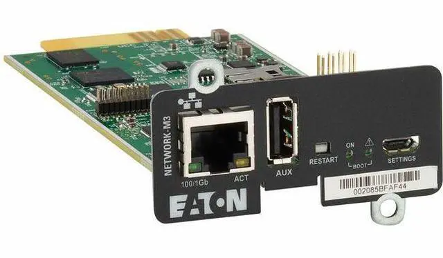 Alt view image 5 of 18 - Eaton Network Card-M3 - Remote management adapter - Gigabit Ethernet x 1