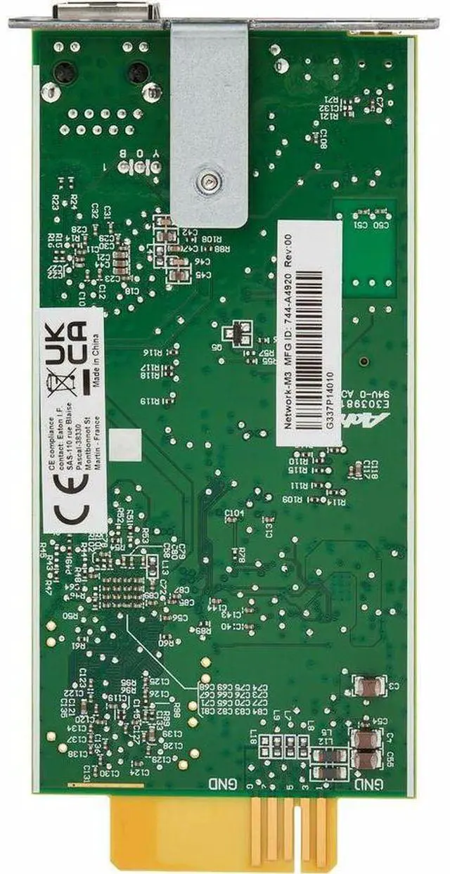 Alt view image 7 of 18 - Eaton Network Card-M3 - Remote management adapter - Gigabit Ethernet x 1