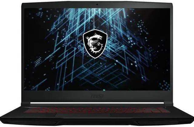 Main image of MSI Thin GF63 Laptop, Black, 15.6" 144 Hz, Intel i5-12450H, Nvidia RTX 2050, 8GB Memory, 512 GB SSD, Win 11 Pro, 3 Year Warranty - Intel Chip - 1920 x 1080 - Windows 11 Pro - NVIDIA GeForce RTX 2