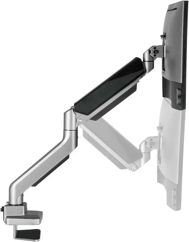 Alt view image 14 of 15 - Amer Mounts Heavy Duty Single Monitor Mount Articulating Arm