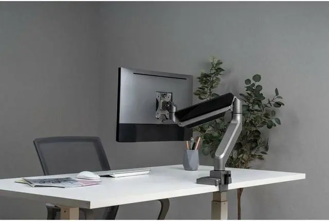 Alt view image 13 of 15 - Amer Mounts Heavy Duty Single Monitor Mount Articulating Arm