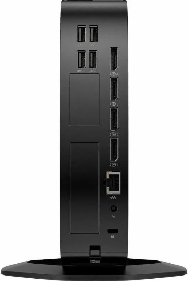 Alt view image 2 of 6 - HP Elite t755 Thin Client - AMD Ryzen V2546 Hexa-core (6 Core) 3 GHz - TAA Compliant - AMD Chip - 8 GB RAM DDR4 SDRAM - DDR4-3200/PC4-25600 - 256 GB SSD - AMD Radeon Graphics - Gigabit Ethernet - Wind