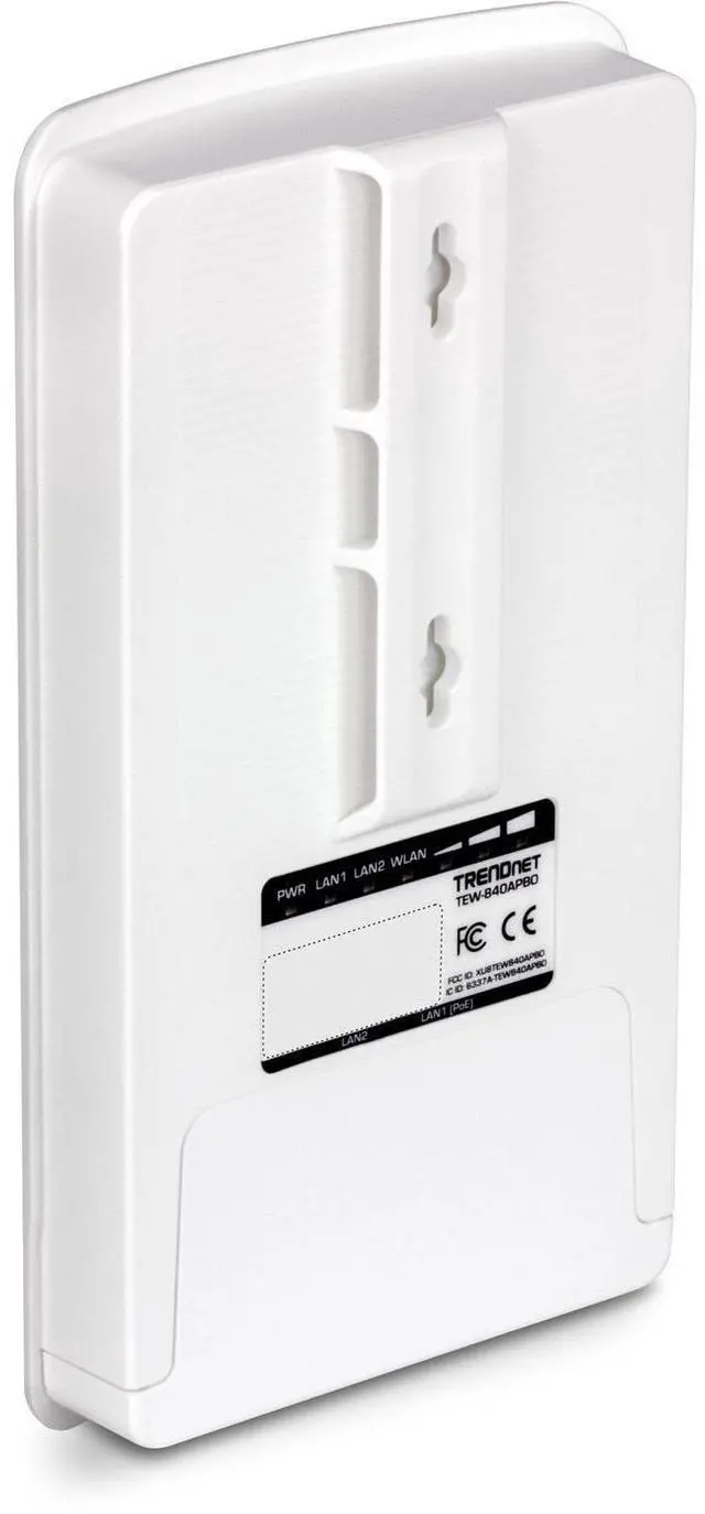 Alt view image 12 of 17 - TRENDnet  TEW-840APBO2K 14 dBi WiFi AC867 Outdoor PoE Preconfigured Point-to-Point Bridge Kit
