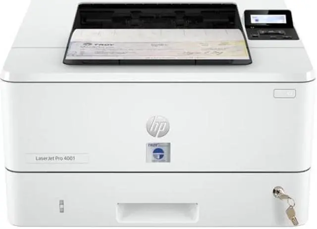 Alt view image 6 of 6 - TROY 4001DN MICR Printer, Check Printing, 250 Sheet Capacity, 1 Locking Tray, 3 Trays Maximum, Up to 42ppm
