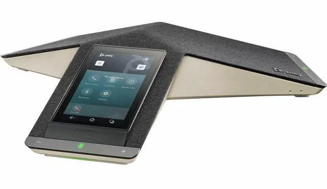 Alt view image 3 of 6 - Poly Trio C60 IP Conference Station Corded/Cordless Wi-Fi Tabletop Black 830A2AA