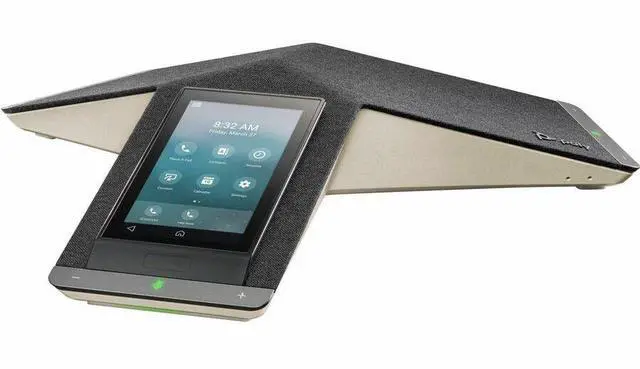 Alt view image 4 of 6 - Poly Trio C60 IP Conference Station Corded/Cordless Wi-Fi Tabletop Black 830A2AA