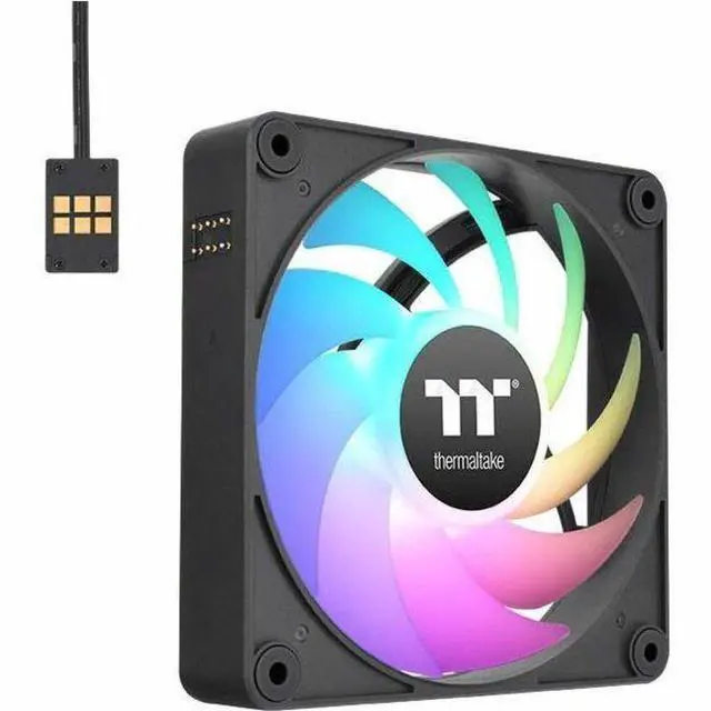Alt view image 5 of 16 - Thermaltake CT140 EX ARGB Sync PC Cooling Fan 3-Fan Pack 3 Pack CLF182PL14SWA