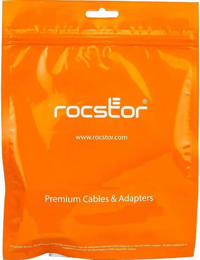 Alt view image 13 of 19 - Rocstor Y10A185-B1 6In Mini Hdmi To Vga Adapter Male To Vga Female Black