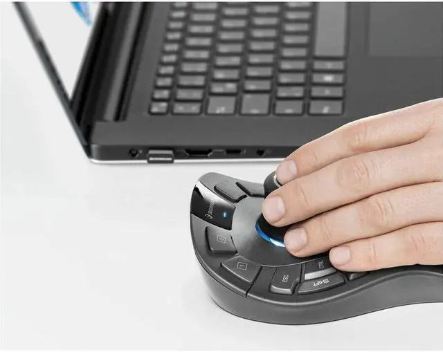 Alt view image 7 of 8 - 3Dconnexion SpaceMouse Pro Wireless Bluetooth Edition 3DX700119