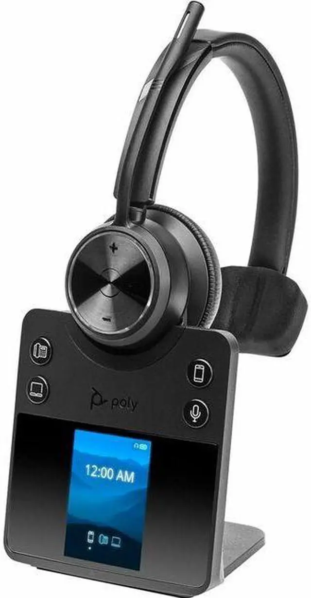 Main image of Poly Savi 7410 Office Monaural DECT 1920-1930 MHz Headset - Microsoft Teams Certification - Mono - Wireless - Bluetooth/DECT - 590.6 ft - 20 Hz - 20 kHz - Over-the-head - Monaural - Supra-aural - Nois