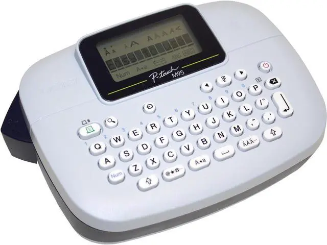 Alt view image 20 of 20 - Brother P-touch PT-M95 Handy Label Maker, Direct Thermal, 230 dpi, 7.5mm./sec, Up to 2 Print Lines, Manual Cutter