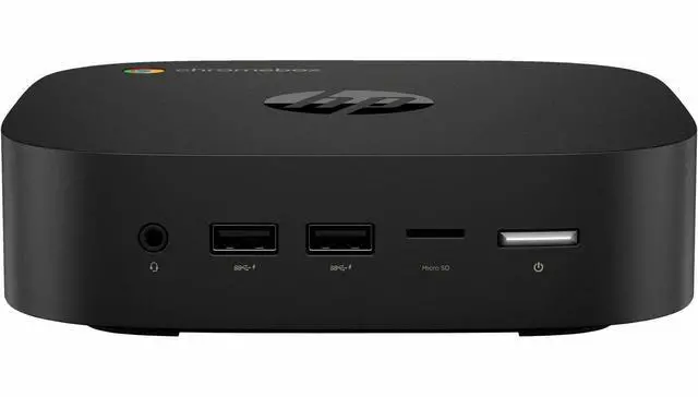 Alt view image 4 of 7 - HP Chromebox Enterprise G4 Chromebox - Intel Celeron 7305 - 4 GB - 64 GB Flash Memory Capacity - Desktop Mini - Intel Chip - ChromeOS - Intel UHD Graphics DDR4 SDRAM - IEEE 802.11ax - 65 W