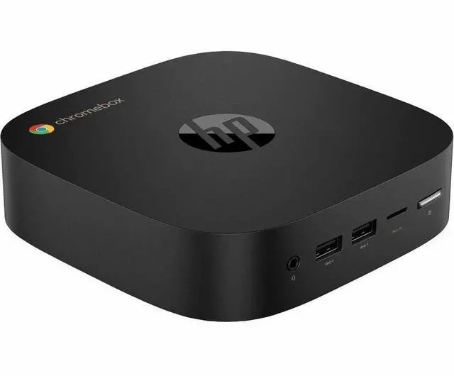 Alt view image 6 of 7 - HP Chromebox Enterprise G4 Chromebox - Intel Celeron 7305 - 4 GB - 64 GB Flash Memory Capacity - Desktop Mini - Intel Chip - ChromeOS - Intel UHD Graphics DDR4 SDRAM - IEEE 802.11ax - 65 W