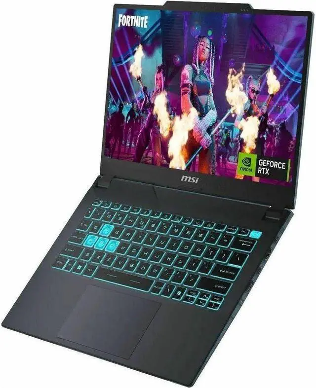 Alt view image 4 of 14 - MSI Cyborg 14 A13U Cyborg 14 A13UCX-095US 14" Gaming Notebook - Full HD Plus - Intel Core i5 13th Gen i5-13420H - 16 GB - 512 GB SSD - Core Black - Intel Chip - 1920 x 1200 - Windows 11 Pro - NVI