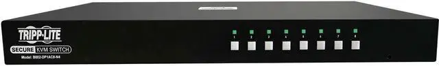 Alt view image 4 of 11 - Tripp Lite Secure Kvm Switch 8-port Single Head Displayport To Displayport 4k Niap Pp4 Secure KVM Switch