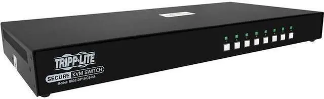Alt view image 3 of 11 - Tripp Lite Secure Kvm Switch 8-port Single Head Displayport To Displayport 4k Niap Pp4 Secure KVM Switch