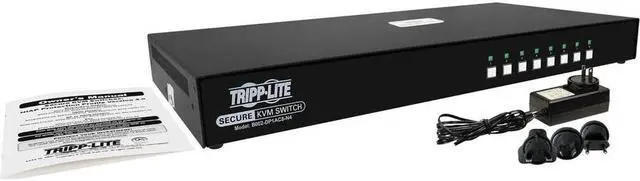 Alt view image 6 of 11 - Tripp Lite Secure Kvm Switch 8-port Single Head Displayport To Displayport 4k Niap Pp4 Secure KVM Switch