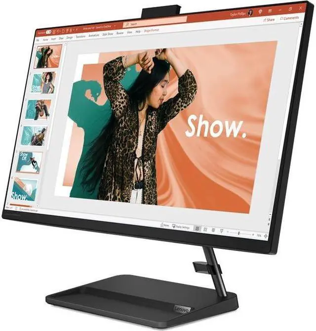 Alt view image 2 of 8 - Lenovo IdeaCentre 3 27IAP7 27" Touch AIO Computer i7-13620H 32GB 1TB SSD W11H