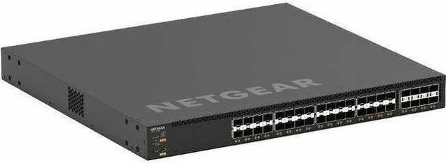 Alt view image 6 of 8 - Netgear AV Line M4350-32F8V Ethernet Switch, Manageable - 25 Gigabit Ethernet - 10GBase-X, 25GBase-X - 3 Layer Supported - Modular