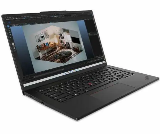 Alt view image 6 of 9 - Lenovo ThinkPad P14s Gen 5 14.5" Mobile Workstation - Intel Core Ultra 7 165H - 32 GB - 1 TB SSD - Black - Windows 11 Pro - NVIDIA RTX 500 Ada Generation with 4 GB - Webcam   21G2001PUS