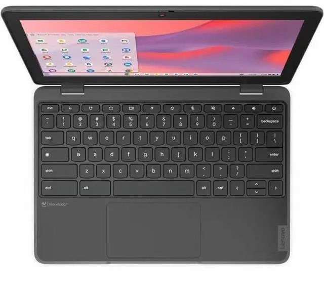 Alt view image 6 of 18 - Lenovo 100e Chromebook Gen 4 83G80003US 11.6" Chromebook - HD - Intel N-Series N100 - 8 GB - 64 GB Flash Memory - ChromeOS - Intel UHD Graphics - Graphite Gray 83G80003US