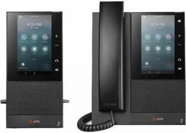 Alt view image 2 of 2 - Poly CCX 500 Corded Bluetooth Desktop IP Phone Black 82Z76AA