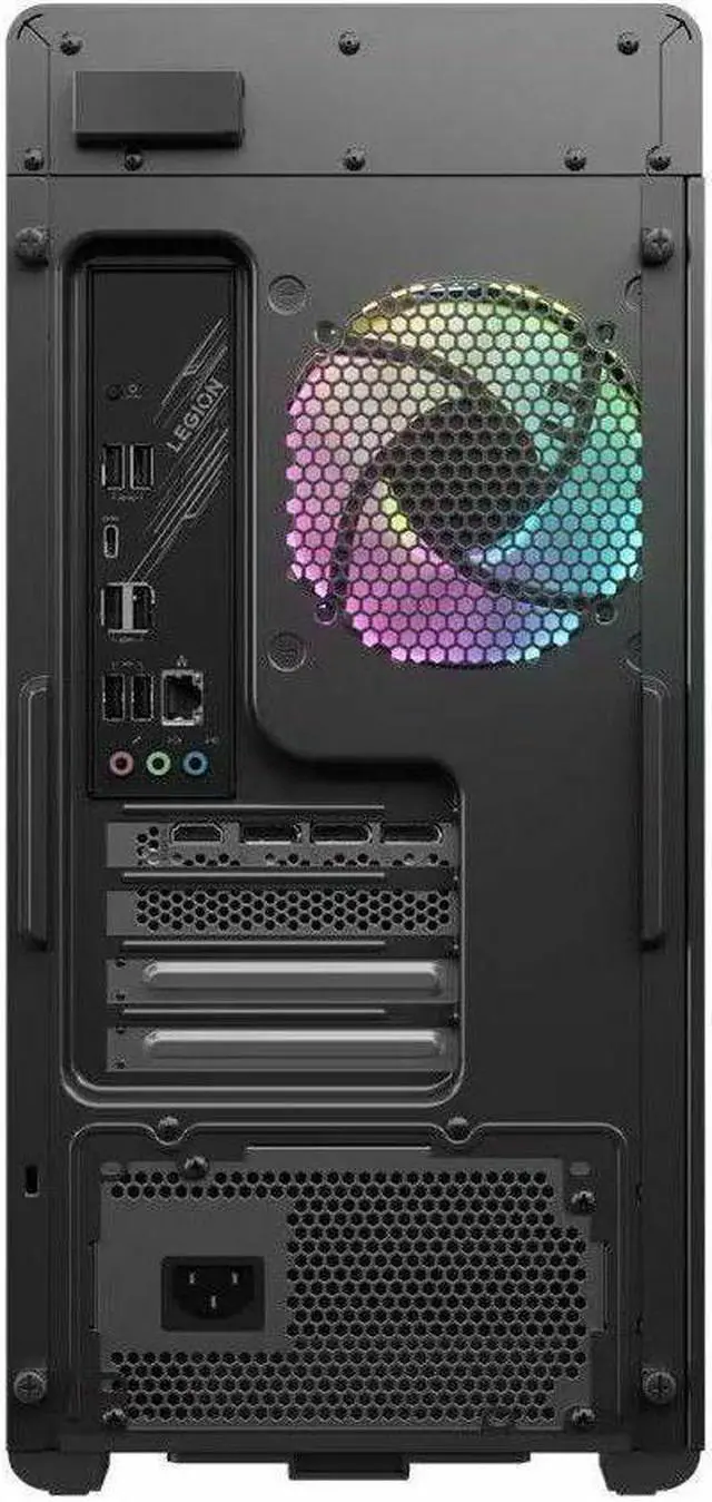 Alt view image 3 of 15 - Lenovo Legion T5 26ARA8 90UX0015US Gaming Desktop Computer - AMD Ryzen 7 7700 - 32 GB - 1 TB SSD - Tower - Storm Gray - AMD B650 Chip - Windows 11 Pro - NVIDIA GeForce RTX 4060 8 GB GDDR6 - English Ke