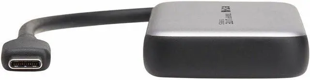 Alt view image 7 of 16 - 4-PORT USB-C HUB 10 GBPS 100W PD TB3 GRY
