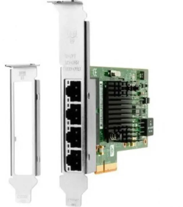 Alt view image 11 of 11 - HP Intel I350-T4 Gigabit Ethernet Card PCI Express 2.1 x4 - 4 Port
