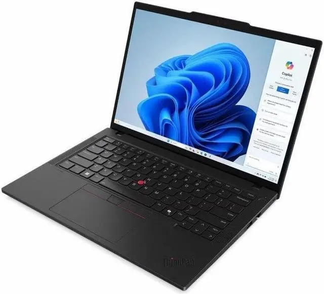 Alt view image 2 of 8 - Lenovo ThinkPad T14 Gen 5 21MC000HUS 14" Touchscreen Notebook - WUXGA - AMD Ryzen 7 PRO 8840U - 32 GB - 512 GB SSD - English Keyboard - Black - AMD Chip - 1920 x 1200 - Windows 11 Pro - AMD Radeo