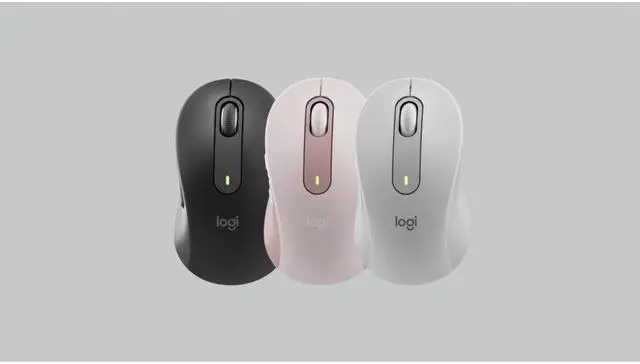 Alt view image 4 of 7 - Logitech Signature M650 Mouse - Optical - Wireless - Bluetooth - Raw White - USB - 2000 dpi - Scroll Wheel - 5 Button(s) - 5 Programmable Button(s) - Large Hand/Palm Size - Right-handed