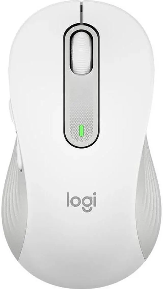 Main image of Logitech Signature M650 Mouse - Optical - Wireless - Bluetooth - Raw White - USB - 2000 dpi - Scroll Wheel - 5 Button(s) - 5 Programmable Button(s) - Large Hand/Palm Size - Right-handed