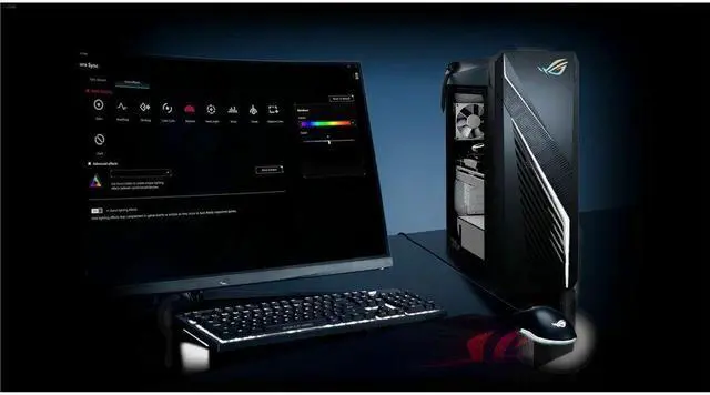 Alt view image 8 of 16 - Asus ROG G16CHR G16CHR-XS776S Gaming Desktop Computer Intel Core i7 14th Gen i7-14700F 32 GB 1 TB SSD Tower Gray Intel Chip Windows 11 Pro NVIDIA GeForce RTX 4070 SUPER G16CHRXS776S